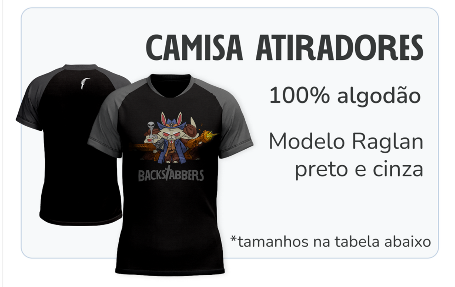 Camisa - Atiradores - Backstabbers